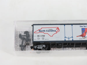 N Micro-Trains MTL 21350 NC North Carolina State 40' Plug Door Box Car #1789