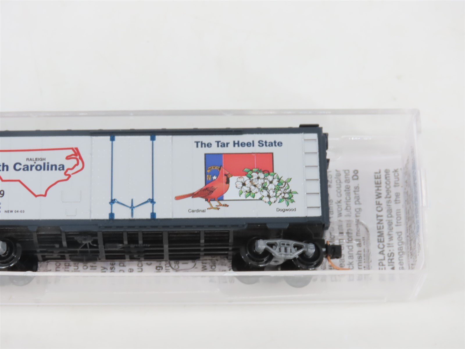 N Micro-Trains MTL 21350 NC North Carolina State 40' Plug Door Box Car #1789