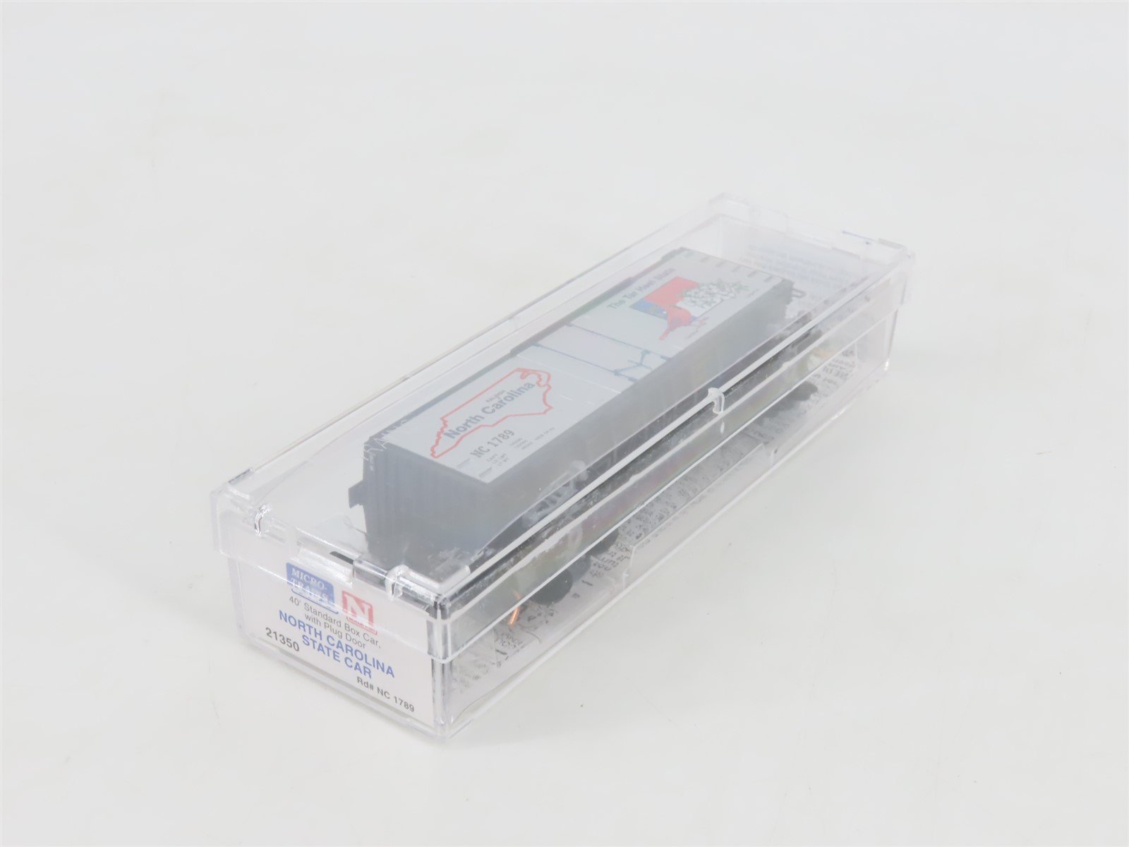 N Micro-Trains MTL 21350 NC North Carolina State 40' Plug Door Box Car #1789