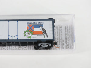 N Micro-Trains MTL 02100401 MS Mississippi State 40' Plug Door Box Car #1817
