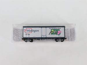 N Scale Micro-Trains MTL 02100393 WA Washington State 40' Plug Door Boxcar #1889