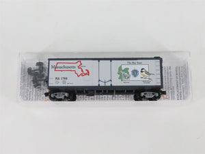 N Scale Micro-Trains MTL 21370 MA Massachusetts State 40' Plug Door Boxcar #1788