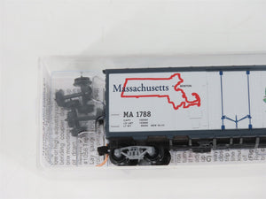 N Scale Micro-Trains MTL 21370 MA Massachusetts State 40' Plug Door Boxcar #1788