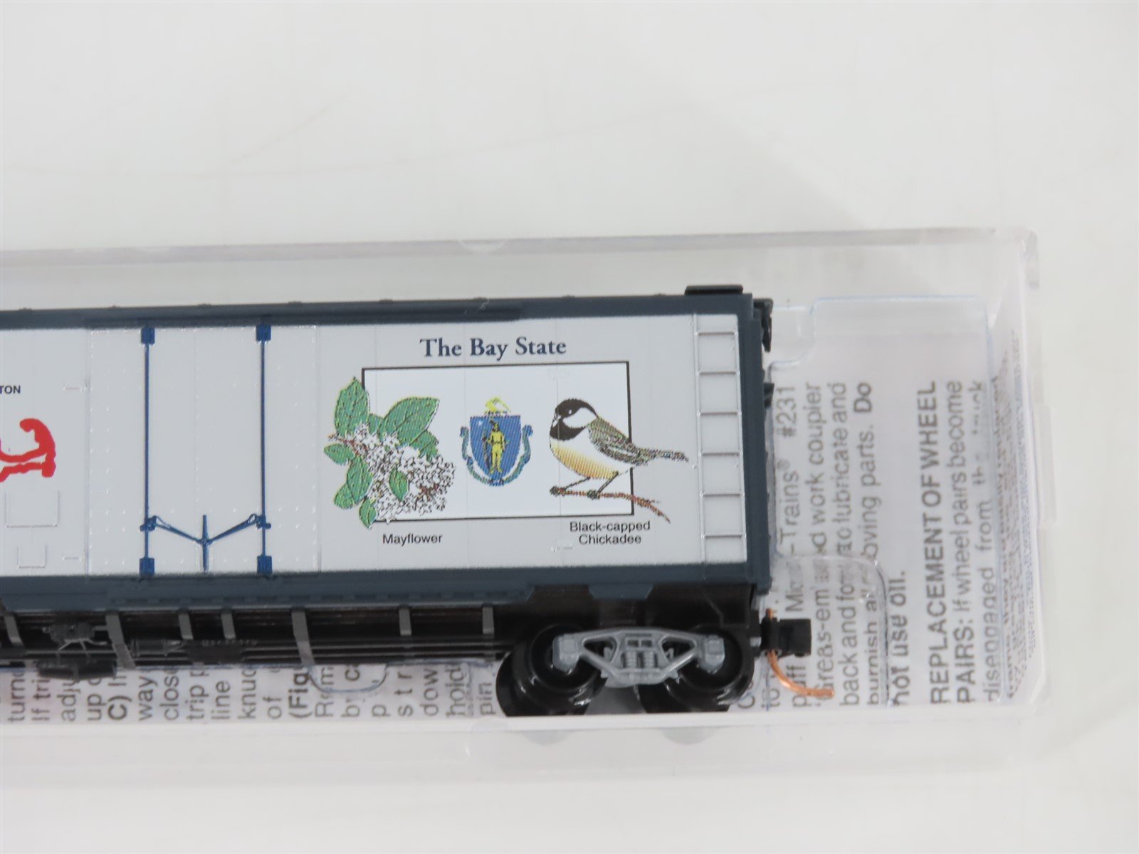 N Scale Micro-Trains MTL 21370 MA Massachusetts State 40' Plug Door Boxcar #1788