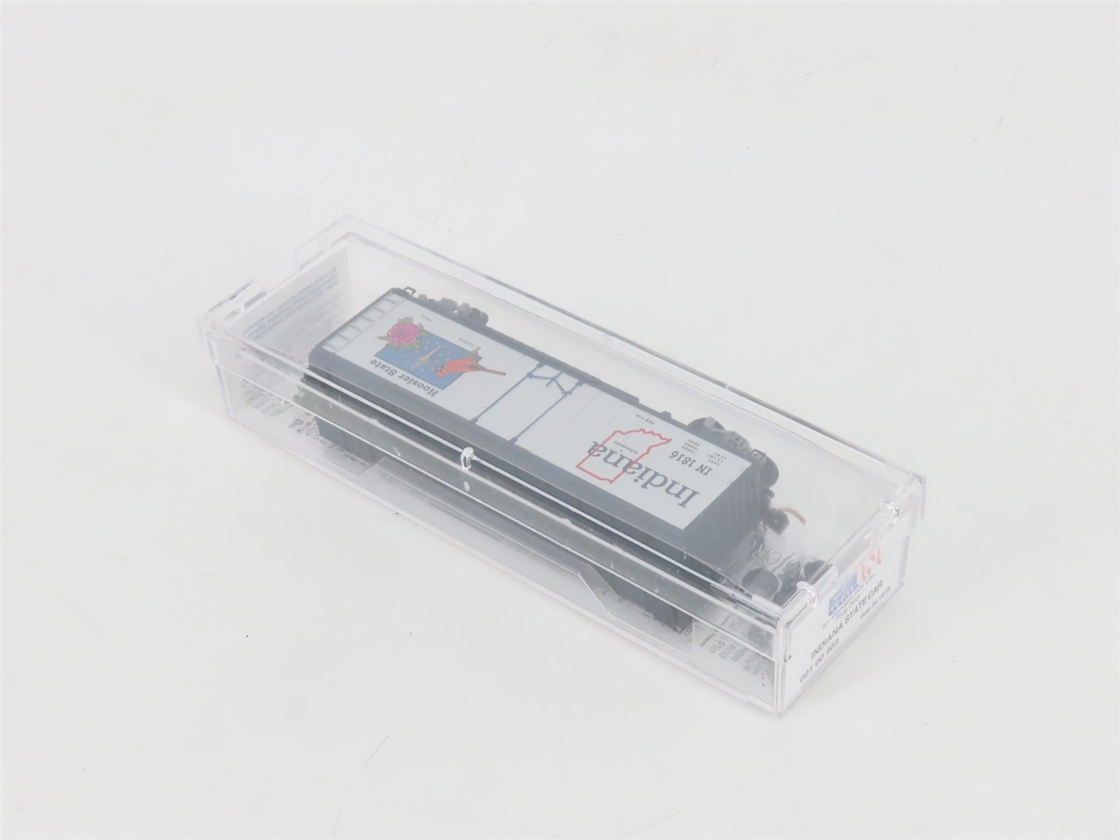 N Scale Micro-Trains MTL 02100403 IN Indiana State 40' Plug Door Box Car #1816