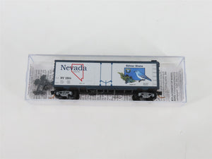 N Scale Micro-Trains MTL 02100407 NV Nevada State 40' Plug Door Box Car #1864
