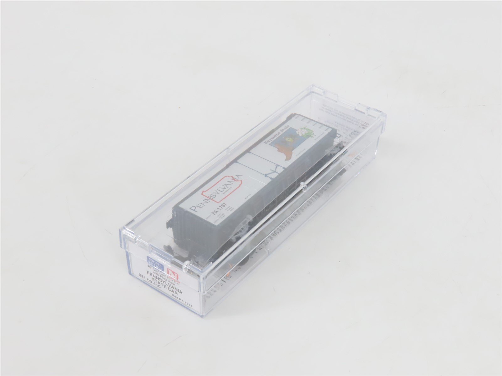 N Micro-Trains MTL 02100410 PA Pennsylvania State 40' Plug Door Box Car #1787