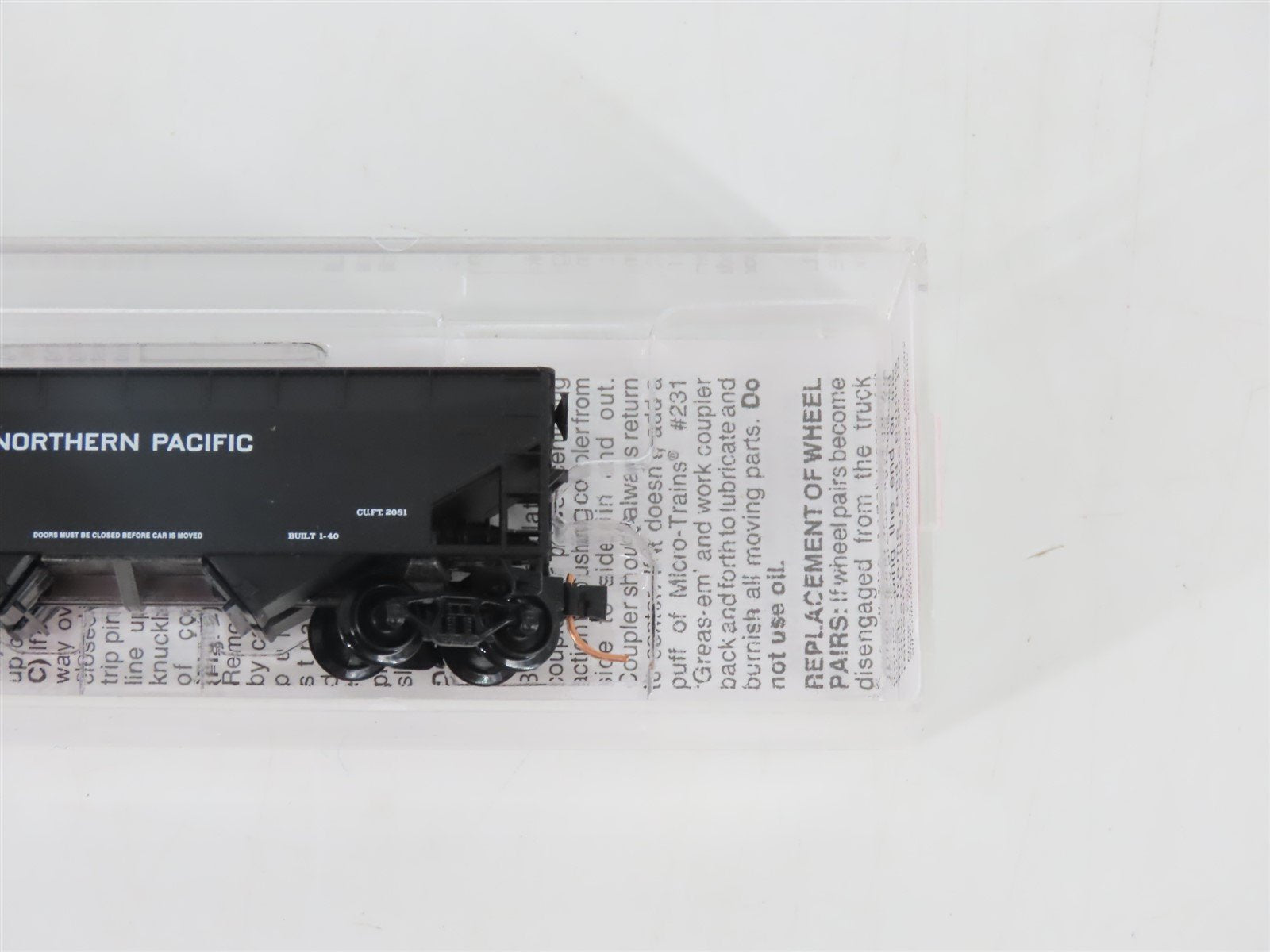 N Scale Micro-Trains MTL 55080 NP Northern Pacific 2-Bay Open Hopper #70215