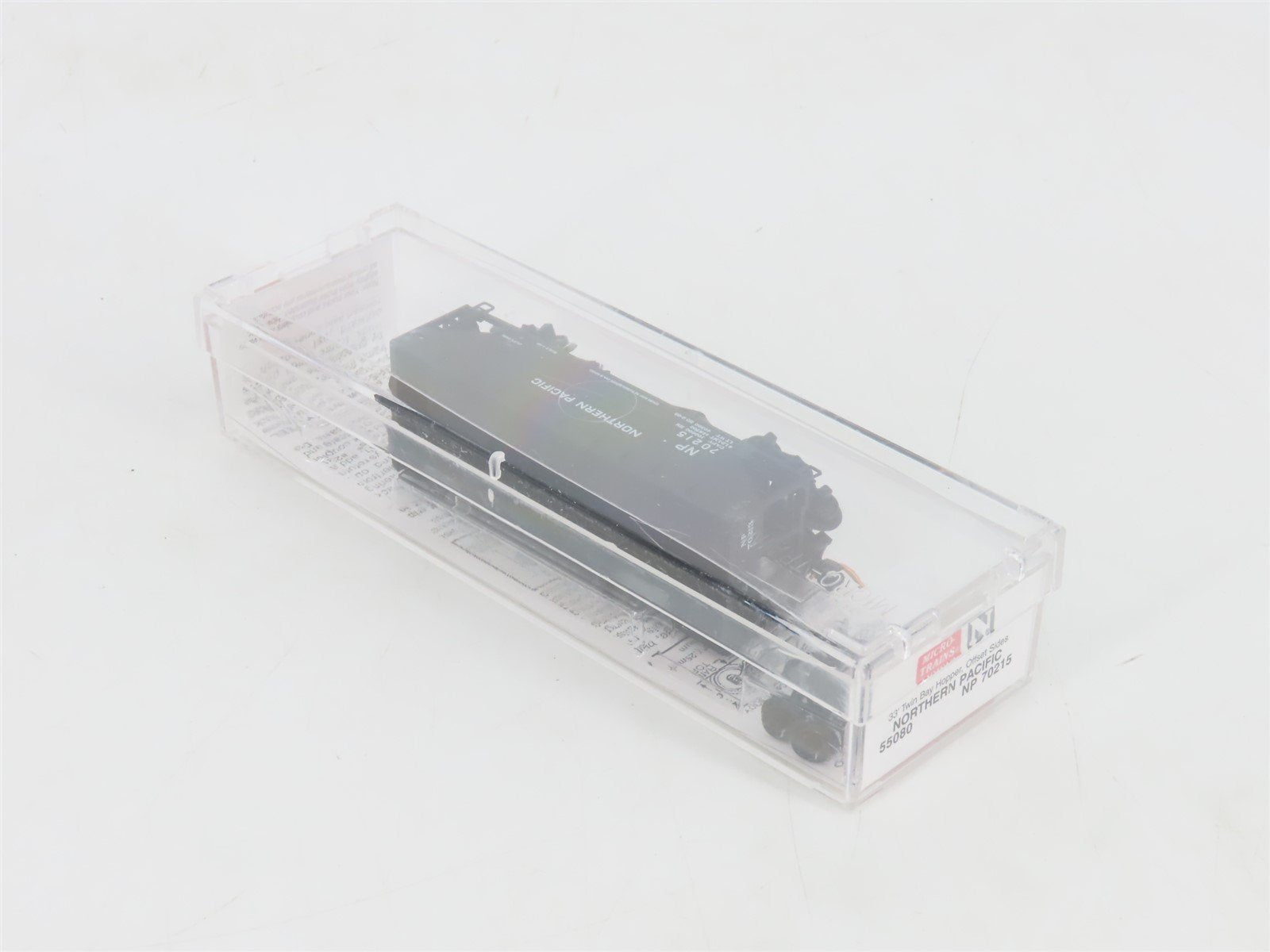 N Scale Micro-Trains MTL 55080 NP Northern Pacific 2-Bay Open Hopper #70215