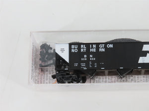 N Micro-Trains MTL 108110 BN Burlington Northern 3-Bay Hopper #528932 w/ Load