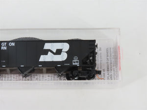 N Micro-Trains MTL 108110 BN Burlington Northern 3-Bay Hopper #528932 w/ Load