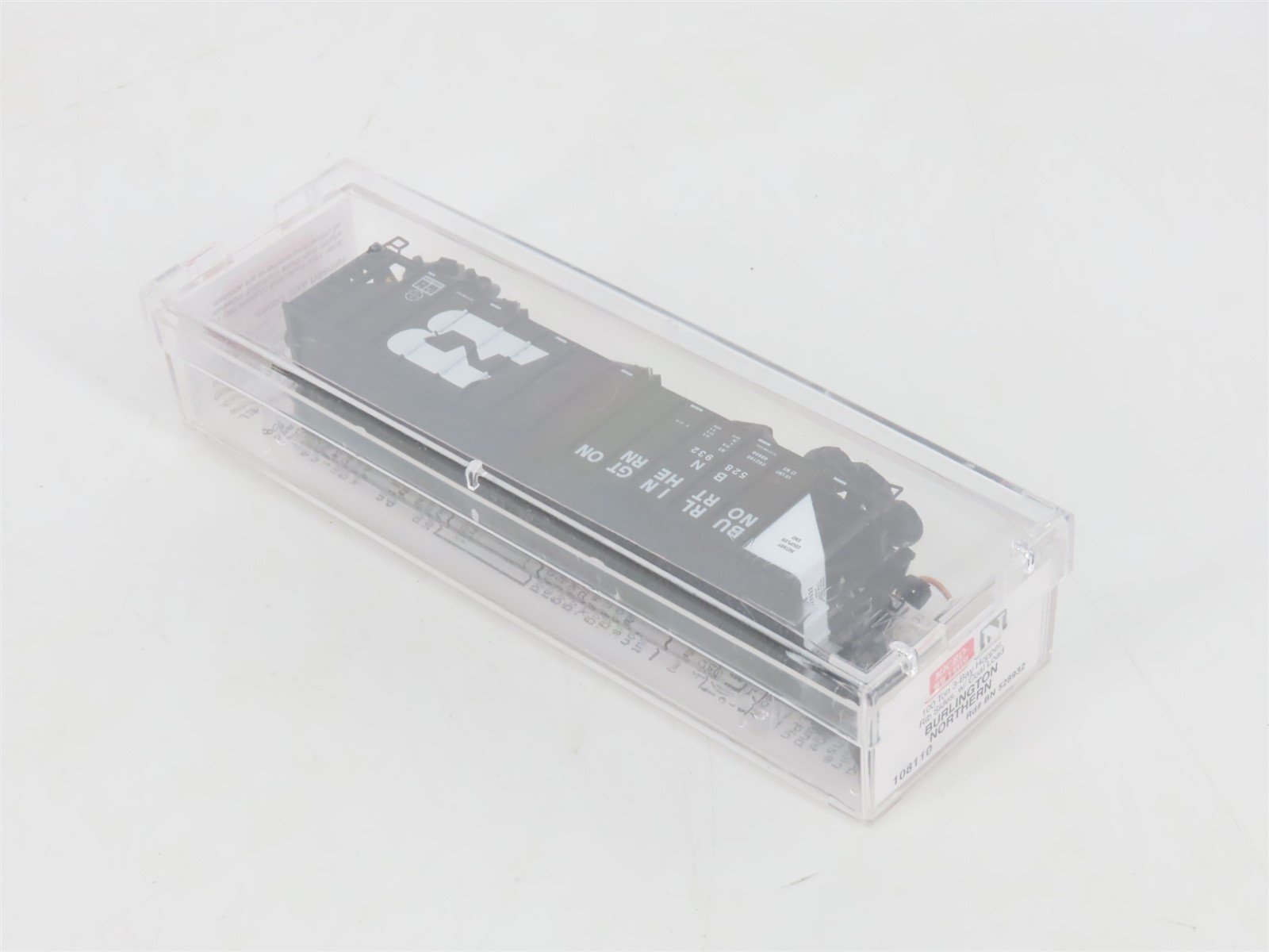 N Micro-Trains MTL 108110 BN Burlington Northern 3-Bay Hopper #528932 w/ Load
