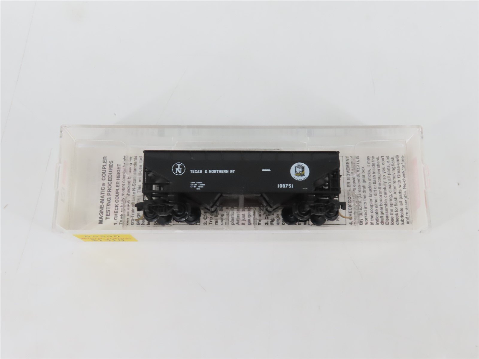 N Scale Micro-Trains MTL 55350 TN "The Pig Iron Route" 2-Bay Open Hopper #108751