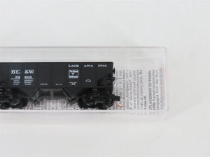 N Micro-Trains MTL 56320 DL&W The Road Of Anthracite 2-Bay Open Hopper #82209
