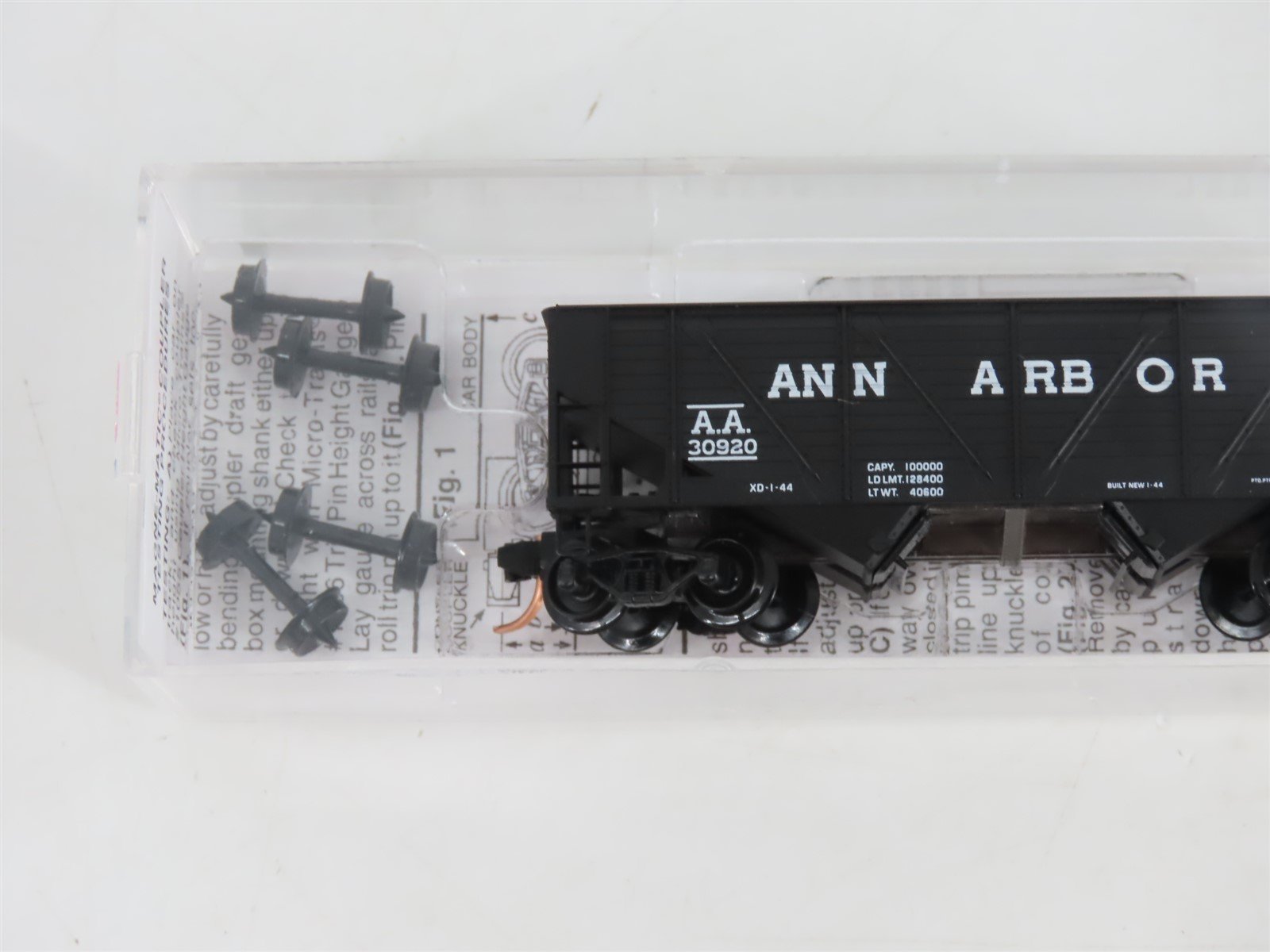 N Scale Micro-Trains MTL 57120 AA Ann Arbor 33' 2-Bay Open Hopper #30920