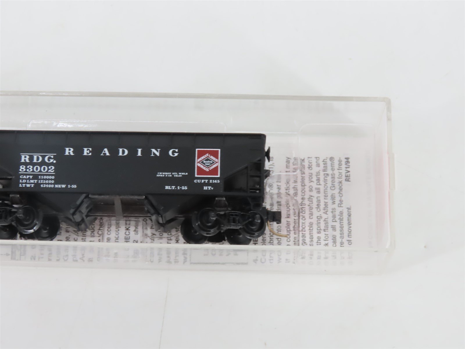 N Scale Micro-Trains MTL 55310 RDG Reading Lines 2-Bay Open Hopper #83002