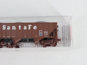 N Scale Micro-Trains MTL 108120.1 ATSF Santa Fe 3-Bay Hopper #179655 w/ Load