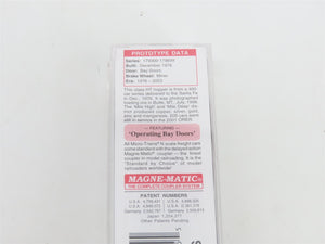 N Scale Micro-Trains MTL 108120.1 ATSF Santa Fe 3-Bay Hopper #179655 w/ Load