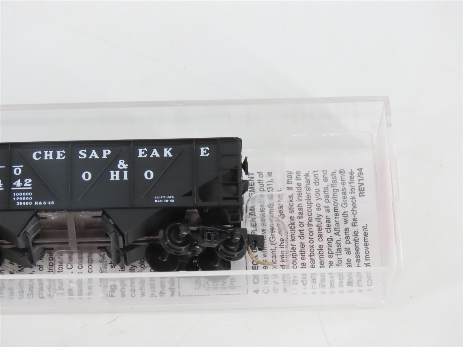 N Scale Micro-Trains MTL 57070 C&O Chesapeake & Ohio 2-Bay Open Hopper #55442