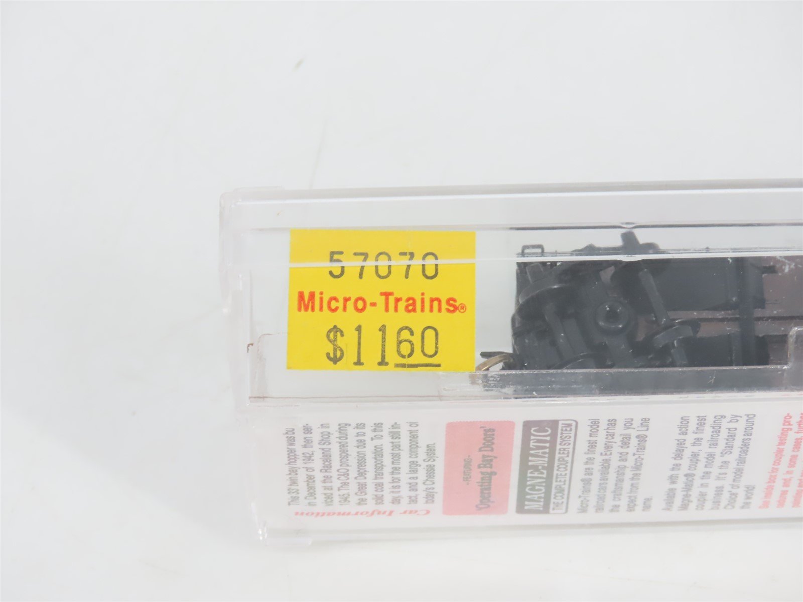 N Scale Micro-Trains MTL 57070 C&O Chesapeake & Ohio 2-Bay Open Hopper #55442