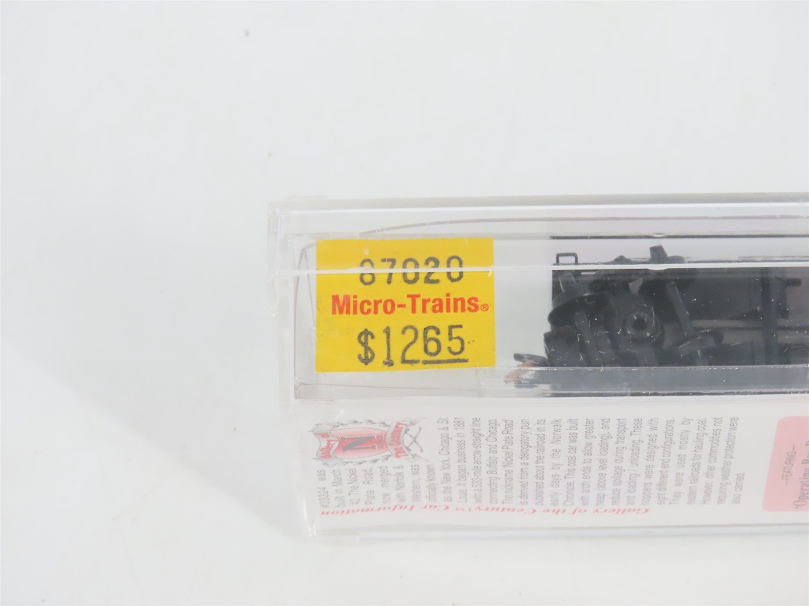 N Scale Micro-Trains MTL 87020 NKP Nickel Plate Road 2-Bay Open Hopper #33324
