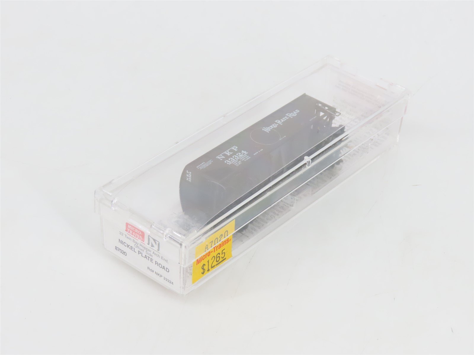 N Scale Micro-Trains MTL 87020 NKP Nickel Plate Road 2-Bay Open Hopper #33324