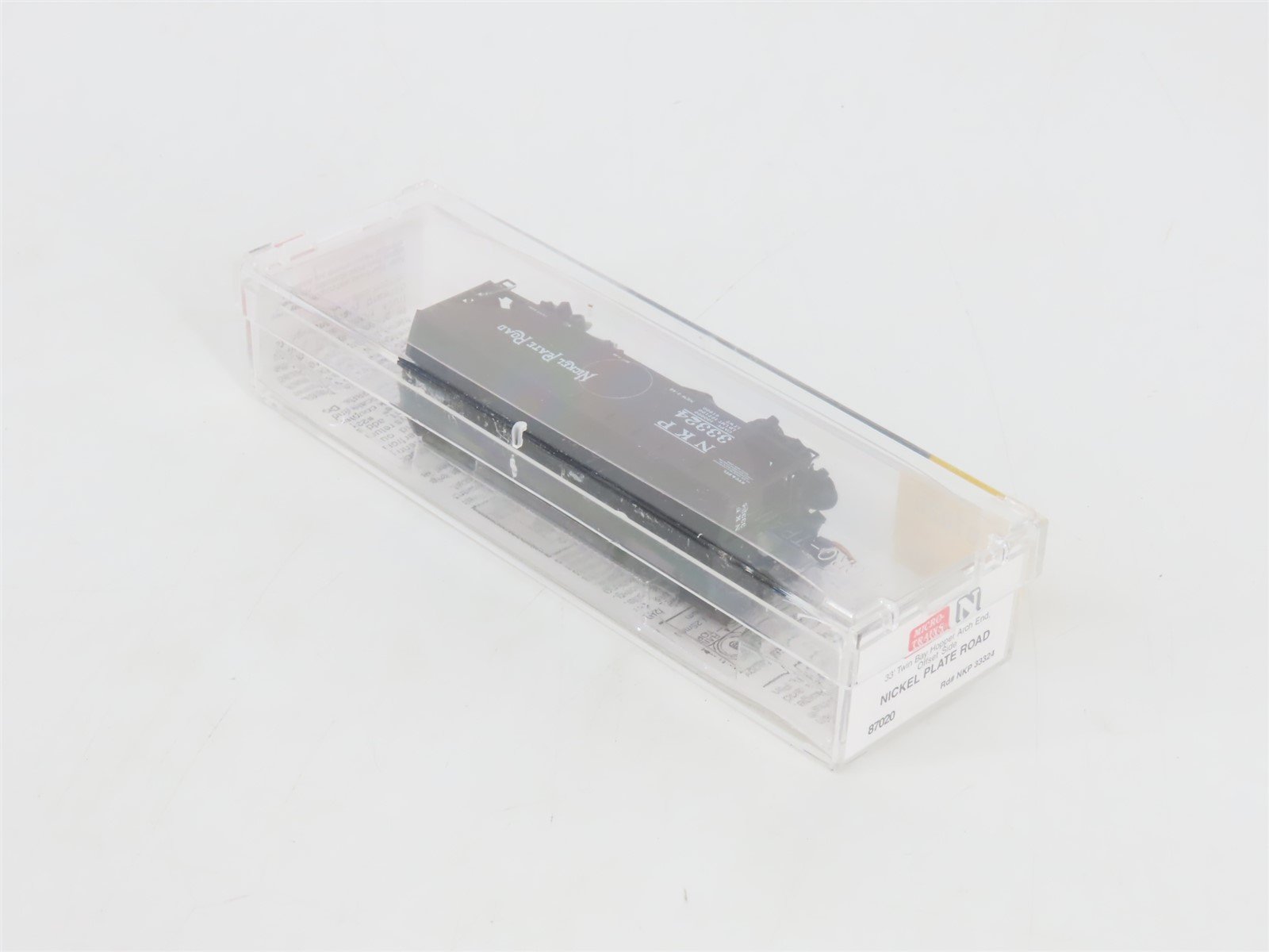 N Scale Micro-Trains MTL 87020 NKP Nickel Plate Road 2-Bay Open Hopper #33324