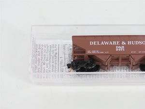 N Micro-Trains MTL 05500340 D&H Delaware & Hudson 2-Bay Hopper #9471 w/ Load