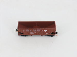 N Scale Micro-Trains MTL 57100 PRR Buy War Bonds 2-Bay Open Hopper #220886