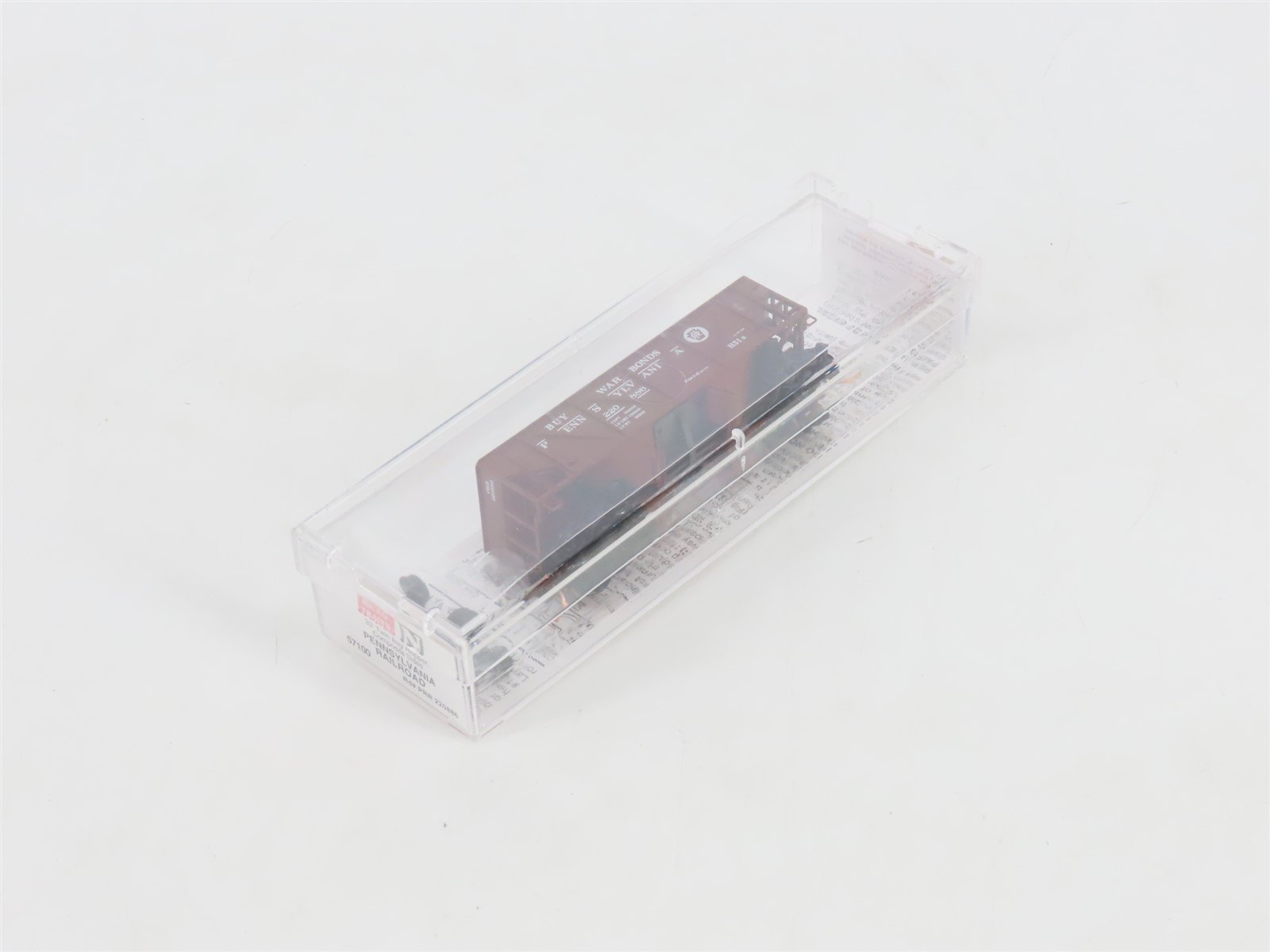N Scale Micro-Trains MTL 57100 PRR Buy War Bonds 2-Bay Open Hopper #220886