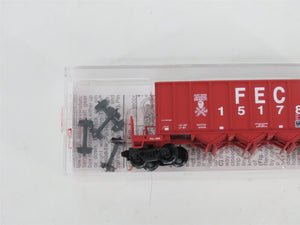 N Micro-Trains MTL 12500020 FEC Florida East Coast 3-Bay Ortner Hopper #15178