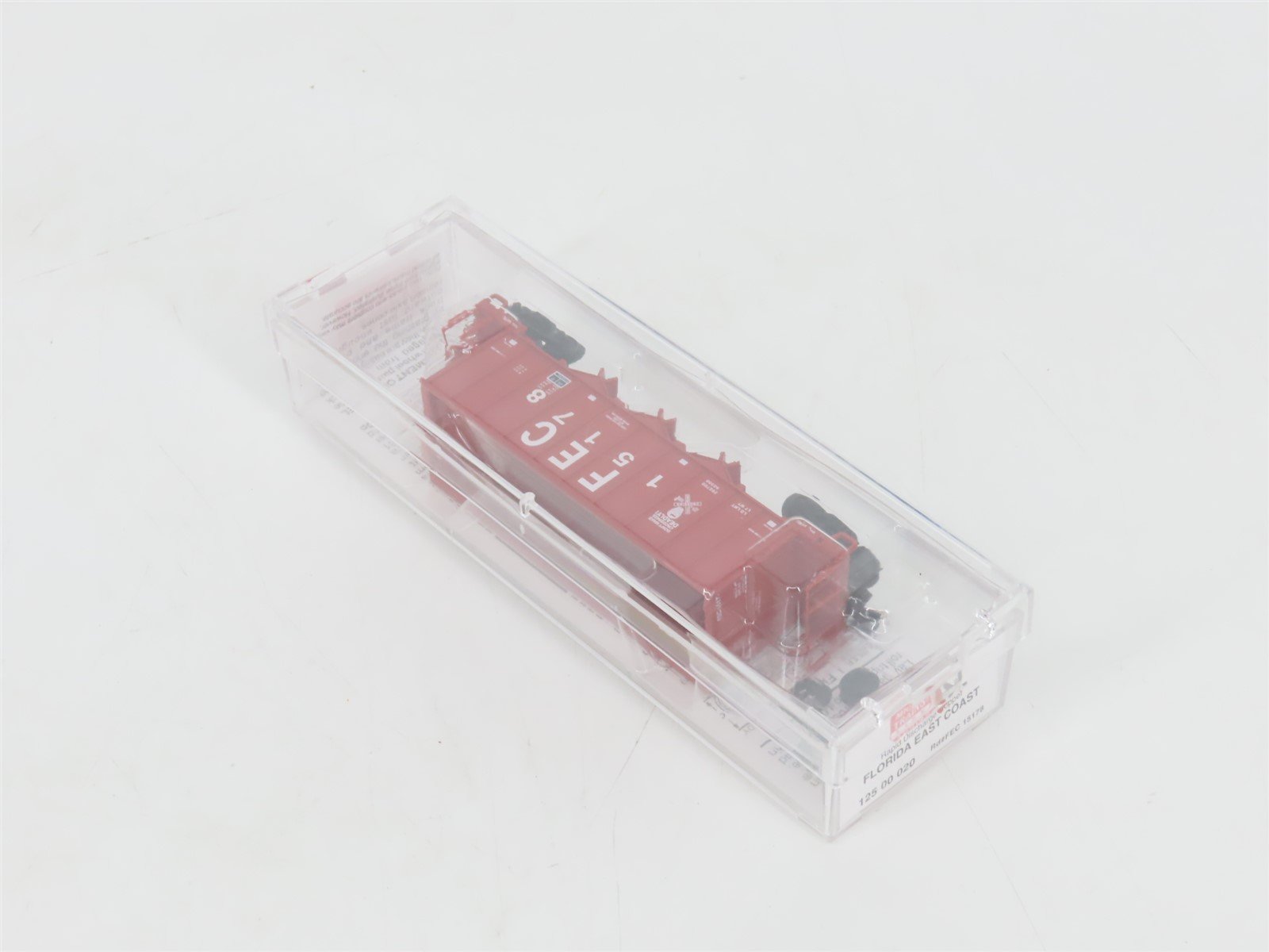 N Micro-Trains MTL 12500020 FEC Florida East Coast 3-Bay Ortner Hopper #15178