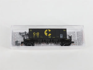 N Scale Micro-Trains MTL 12500052 C&O Chessie System 3-Bay Ortner Hopper #45050