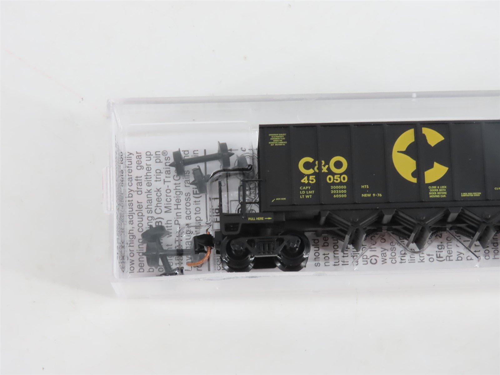 N Scale Micro-Trains MTL 12500052 C&O Chessie System 3-Bay Ortner Hopper #45050