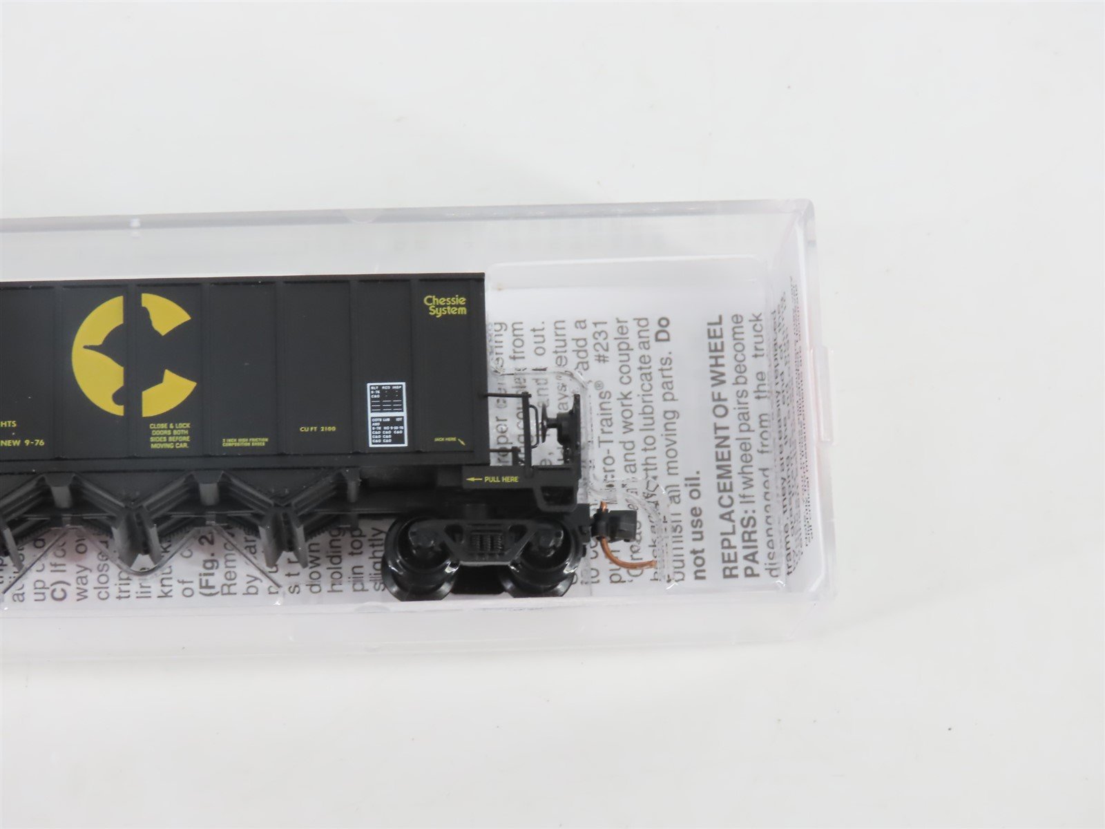 N Scale Micro-Trains MTL 12500052 C&O Chessie System 3-Bay Ortner Hopper #45050