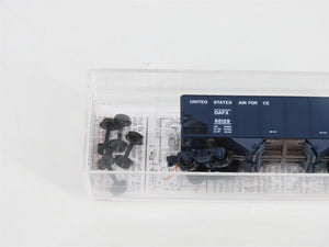 N Micro-Trains MTL 56120 DAFX United States Air Force 2-Bay Open Hopper #55129