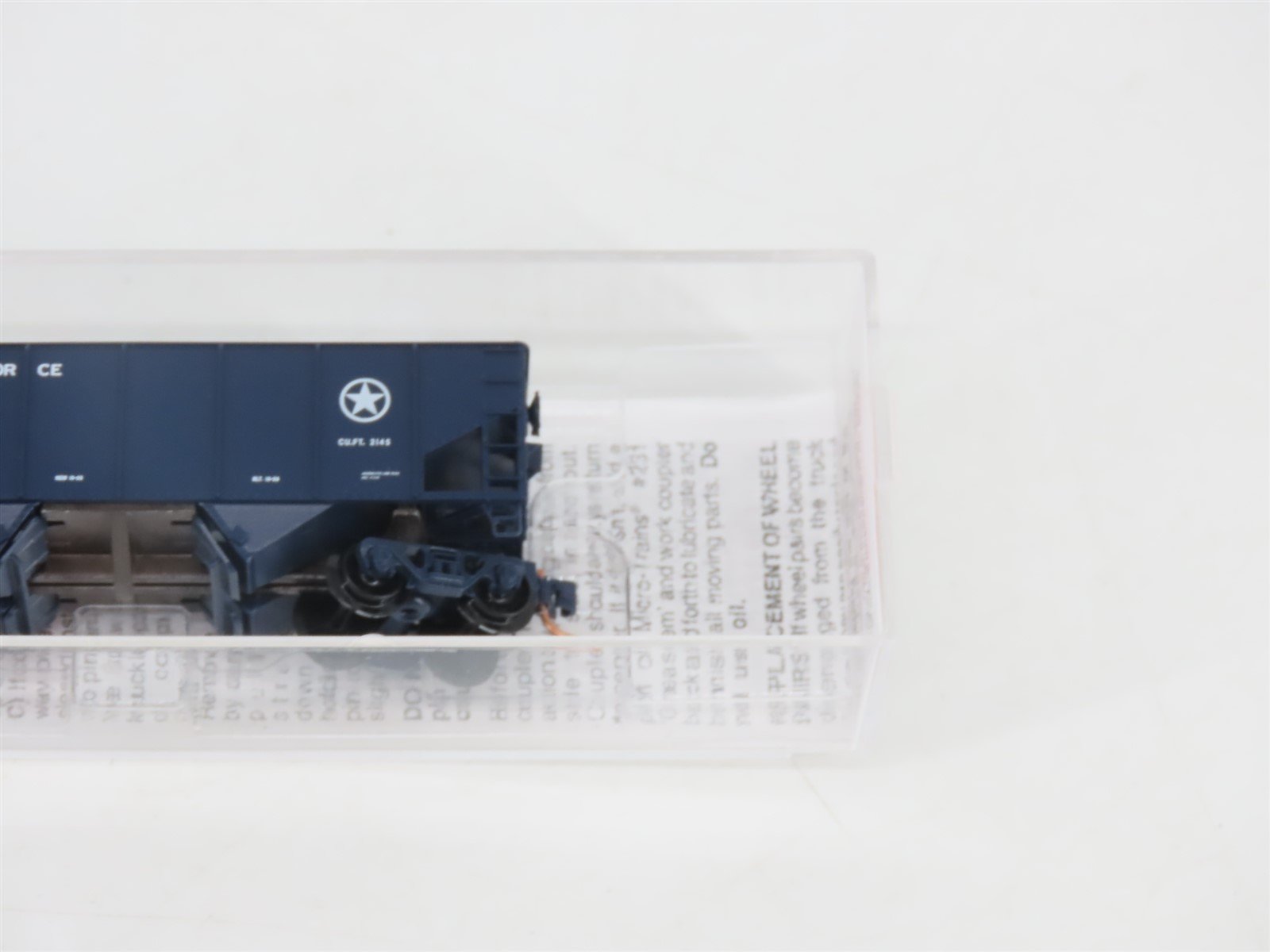 N Micro-Trains MTL 56120 DAFX United States Air Force 2-Bay Open Hopper #55129