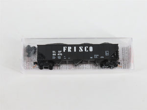 N Scale Micro-Trains MTL 10800170 SL-SF Frisco 3-Bay Hopper #88470 w/ Coal Load