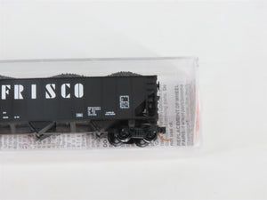 N Scale Micro-Trains MTL 10800170 SL-SF Frisco 3-Bay Hopper #88470 w/ Coal Load