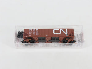 N Scale Micro-Trains MTL 108160 CN Canadian National 3-Bay Hopper #326323 w/Load