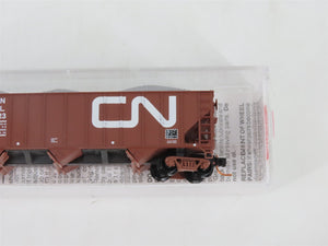 N Scale Micro-Trains MTL 108160 CN Canadian National 3-Bay Hopper #326323 w/Load