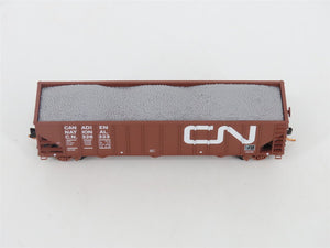 N Scale Micro-Trains MTL 108160 CN Canadian National 3-Bay Hopper #326323 w/Load