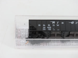 N Scale Micro-Trains MTL 10800060 D&RGW Rio Grande 3-Bay Hopper #14975 w/ Load