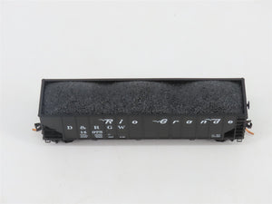 N Scale Micro-Trains MTL 10800060 D&RGW Rio Grande 3-Bay Hopper #14975 w/ Load