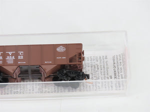 N Scale Micro-Trains MTL 56170 NYC New York Central 2-Bay Open Hopper #838495