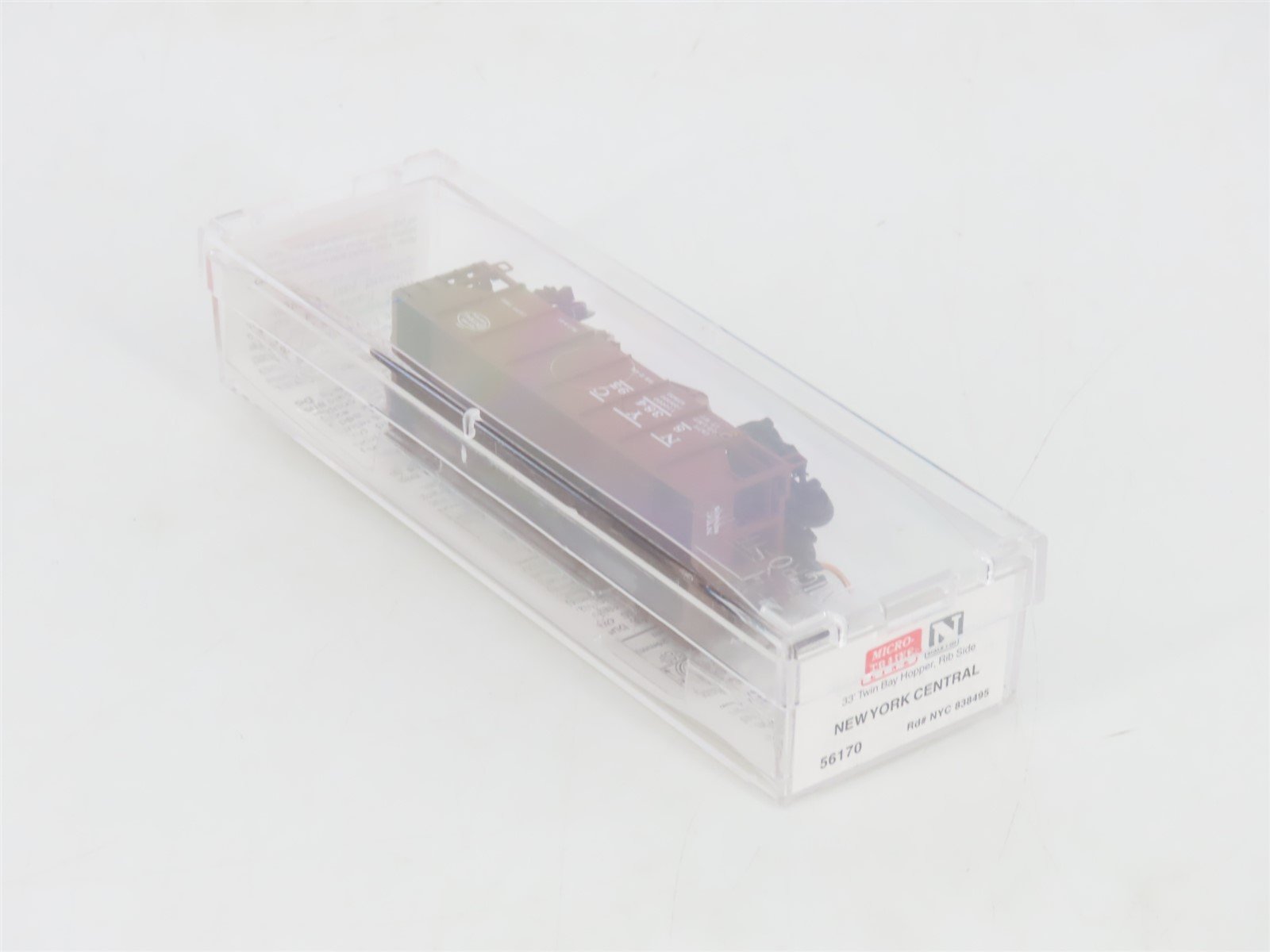 N Scale Micro-Trains MTL 56170 NYC New York Central 2-Bay Open Hopper #838495