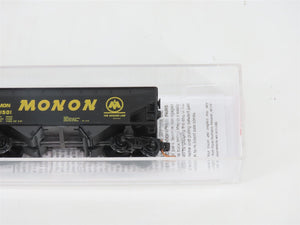 N Micro-Trains MTL 05500370 MON The Hoosier Line 2-Bay Hopper #41501 w/ Load