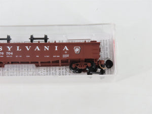 N Scale Micro-Trains MTL 106080 PRR Pennsylvania 50' Low Cover Gondola #376704
