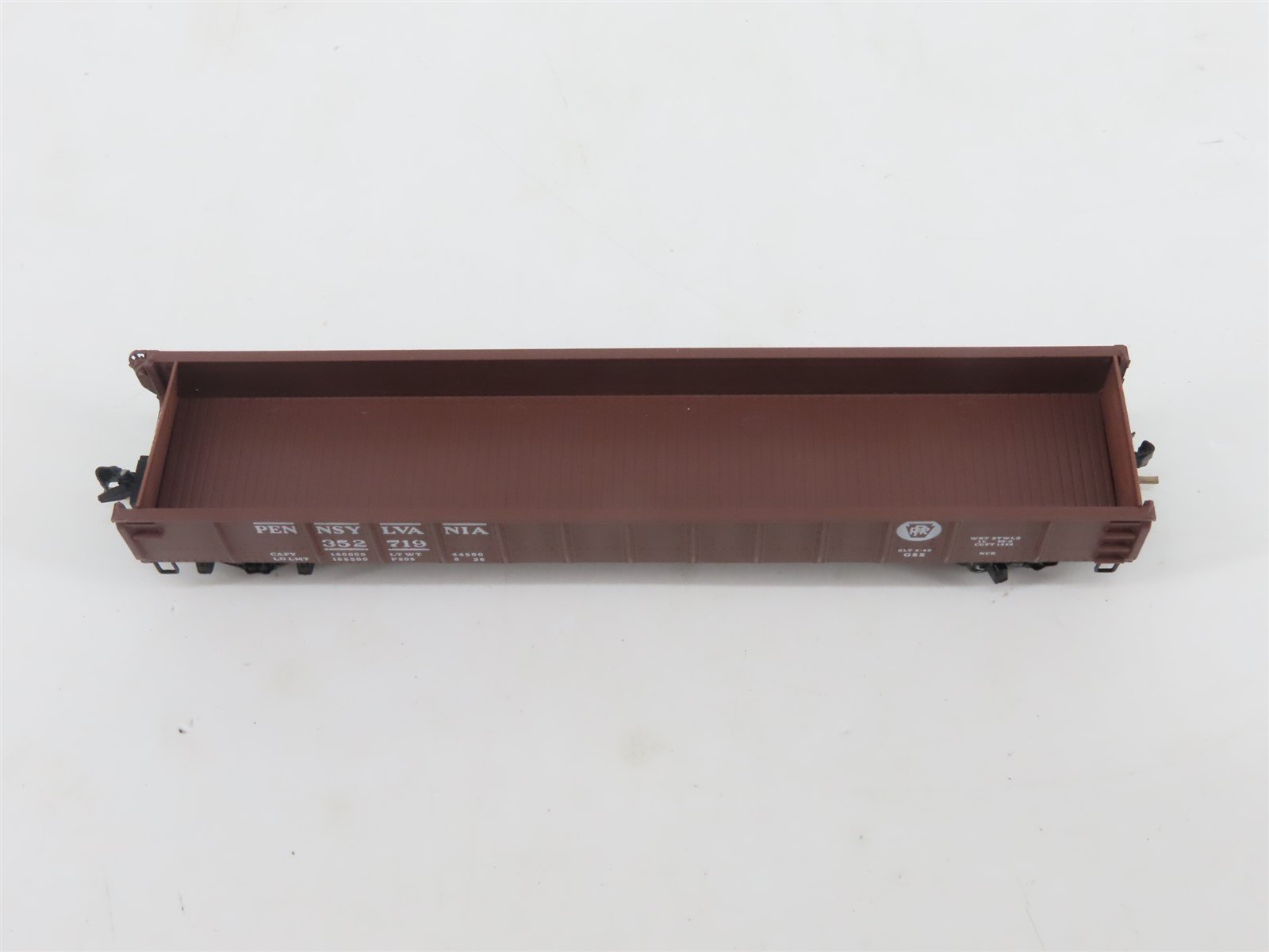N Scale Micro-Trains MTL 48010 PRR Pennsylvania 50' Gondola w/ Drop Ends #352719