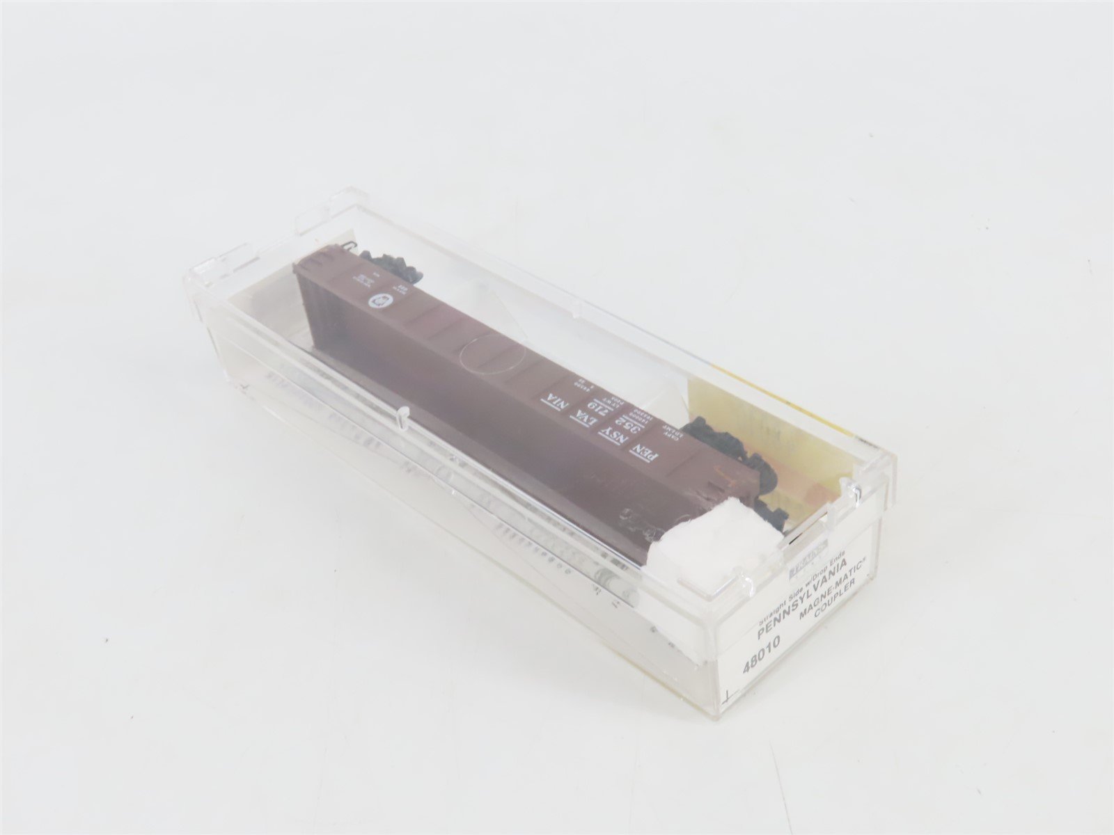 N Scale Micro-Trains MTL 48010 PRR Pennsylvania 50' Gondola w/ Drop Ends #352719